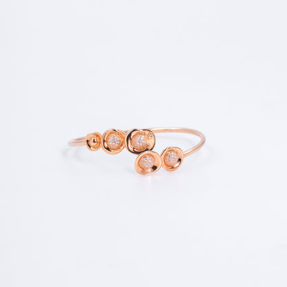 Rose Gold Rosette Cuff/Kada