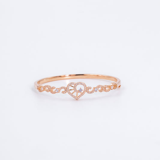 Rose Gold Lovestruck Link Cuff/Kada