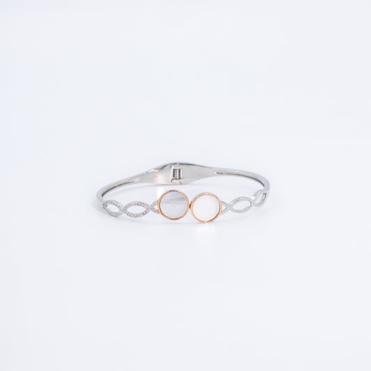 Silver Circle Symphony Cuff/Kada