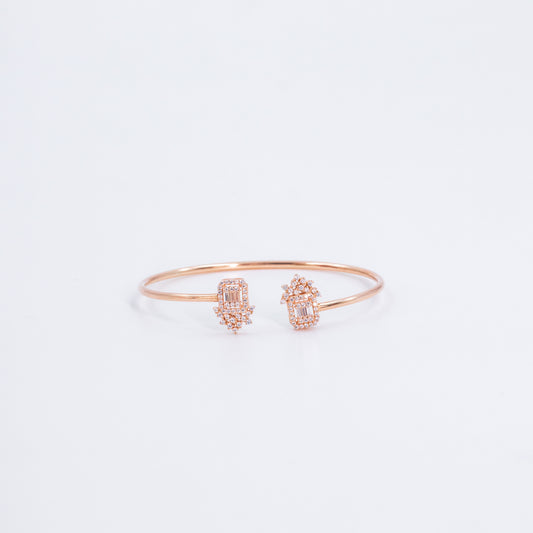 Rose Gold Sparkle Strand Cuff/Kada