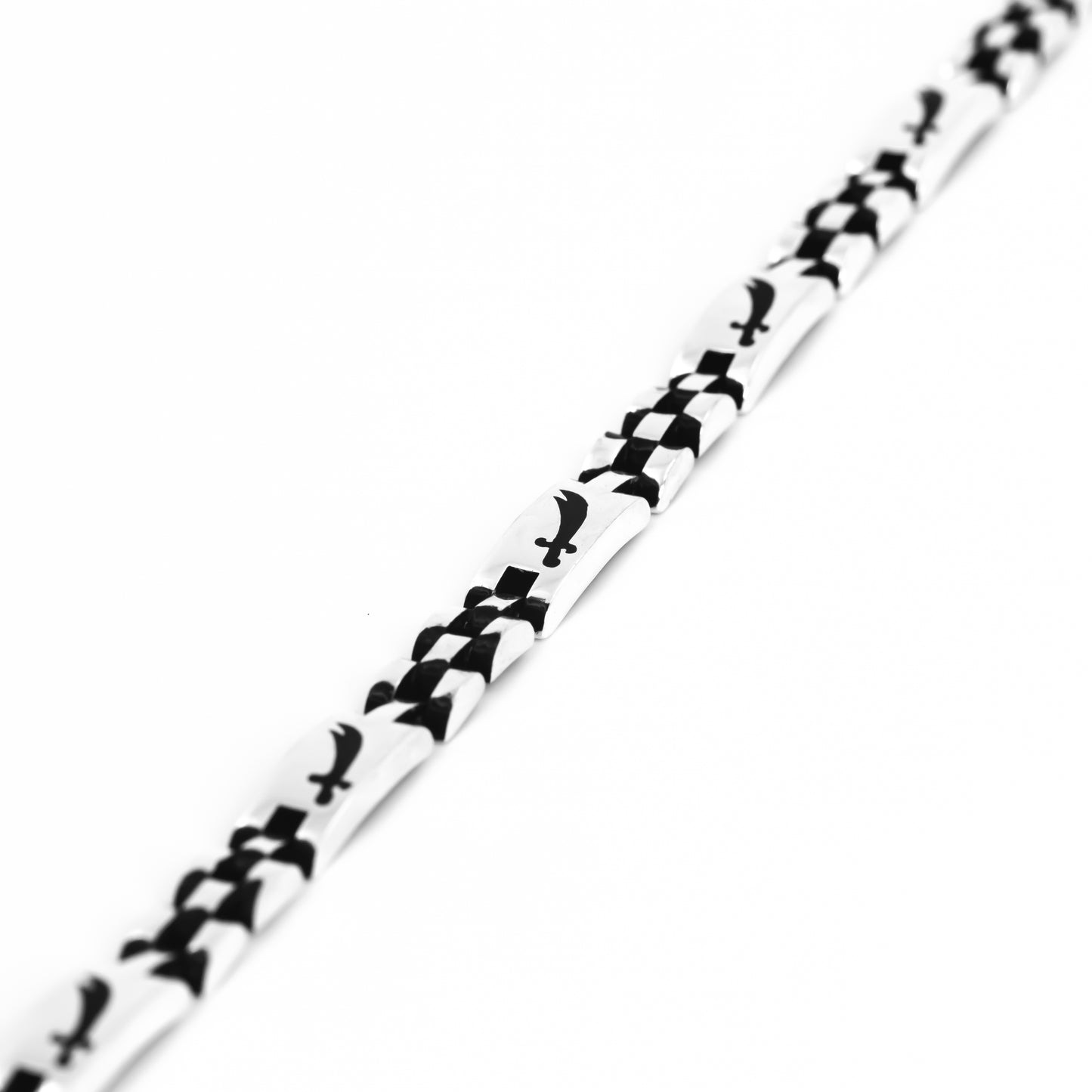 Silver Sleek Sword Bracelet