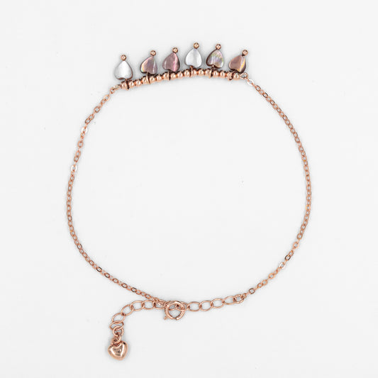 Rose Gold Charm Elegance Bracelet