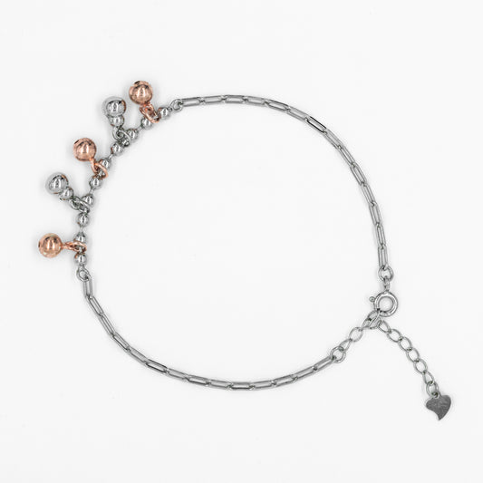 Rose Gold Two Tone Delight Bracelet