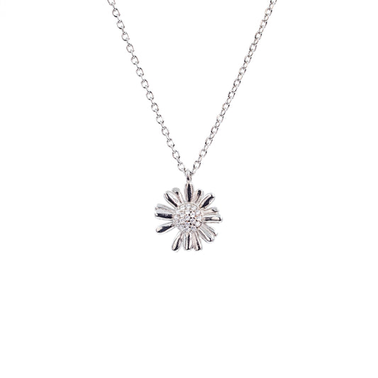 Silver Daisy Chain Pendant