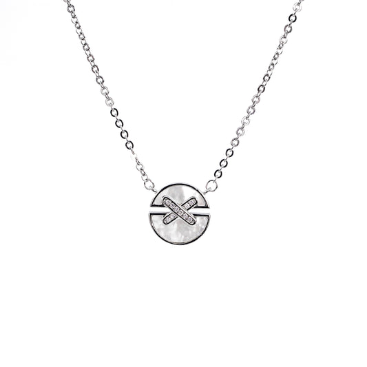 Silver Cross Chain Pendant