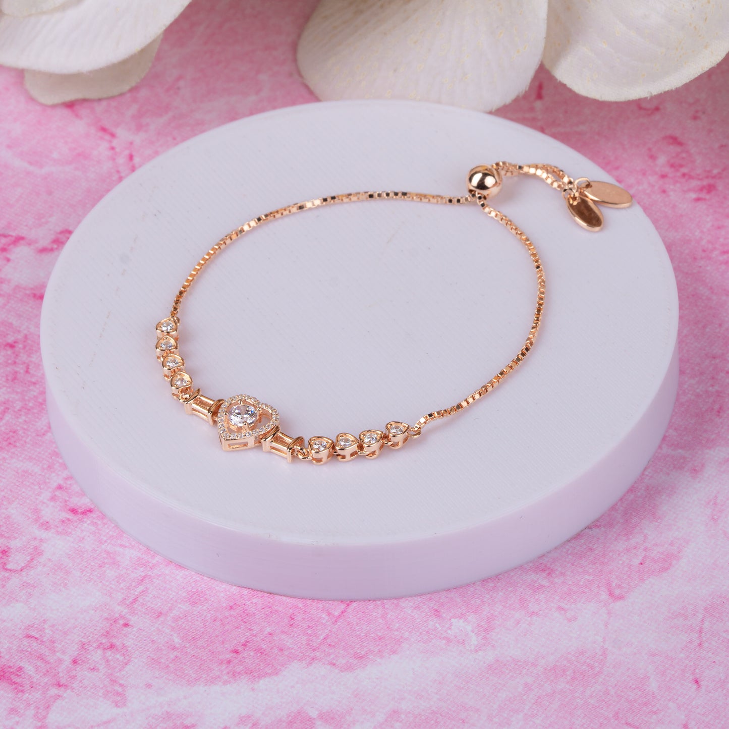 Rose Gold Love Embrace Bracelet