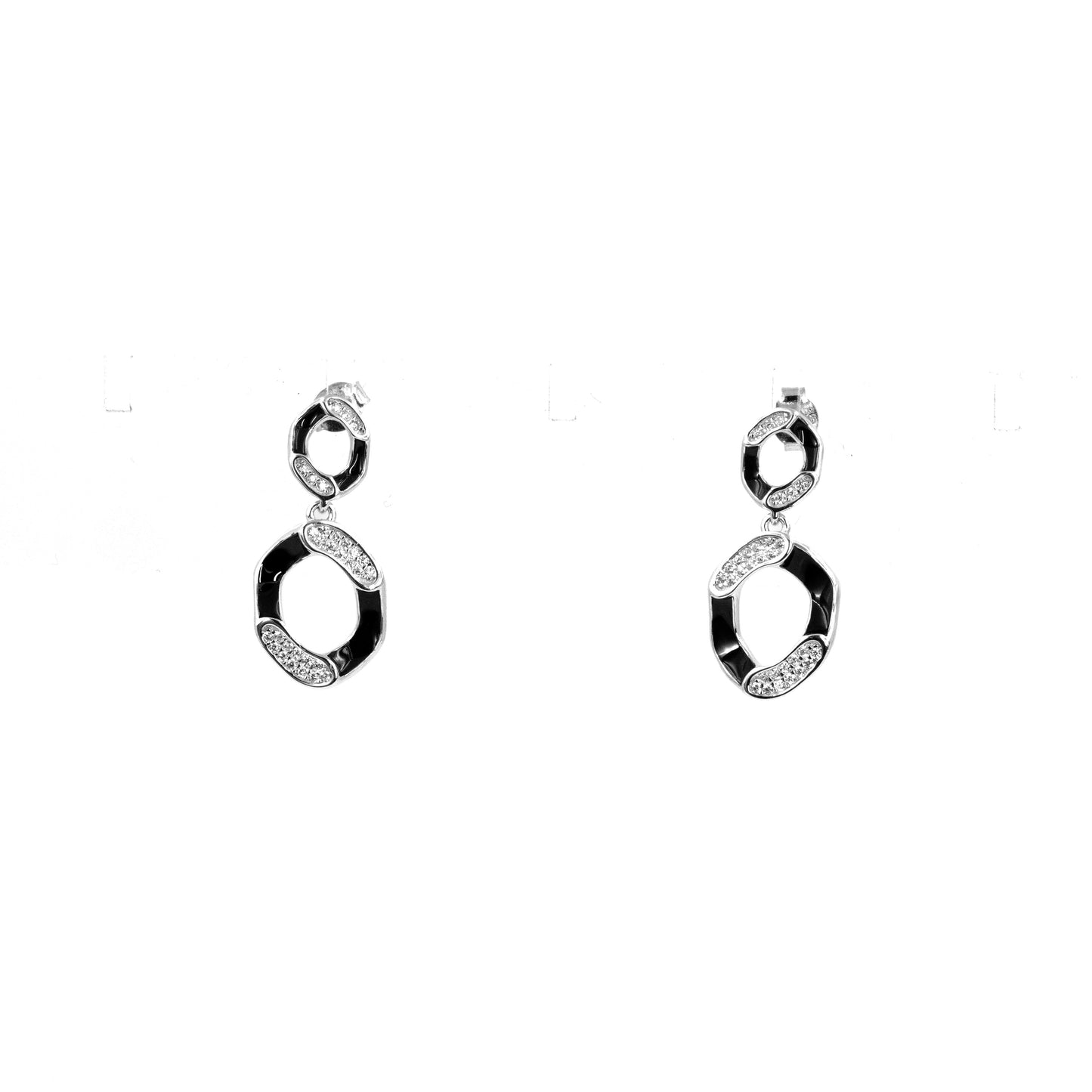 Silver Dark Luxe Earrings