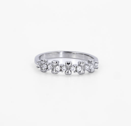 Silver Cute Minimal Ring