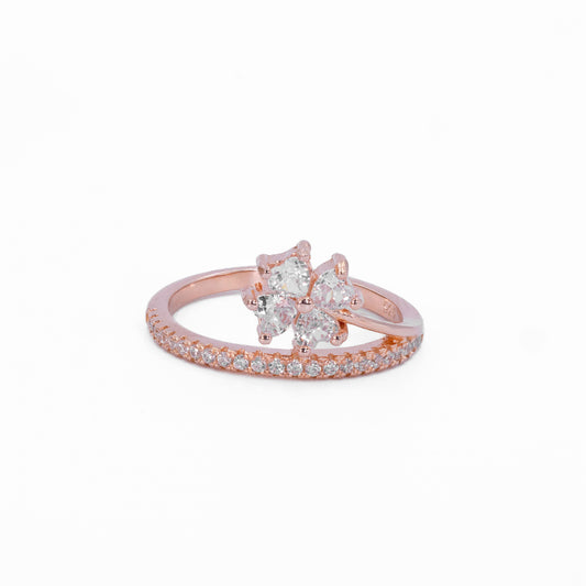 Rose Gold Fortune Bloom Ring