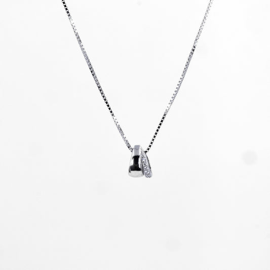 Silver Bare Minimal Chain Pendant