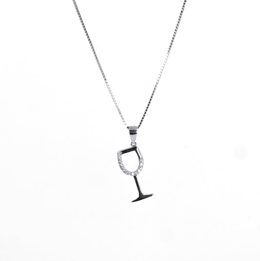 Silver Eternal Sip Chain Pendant