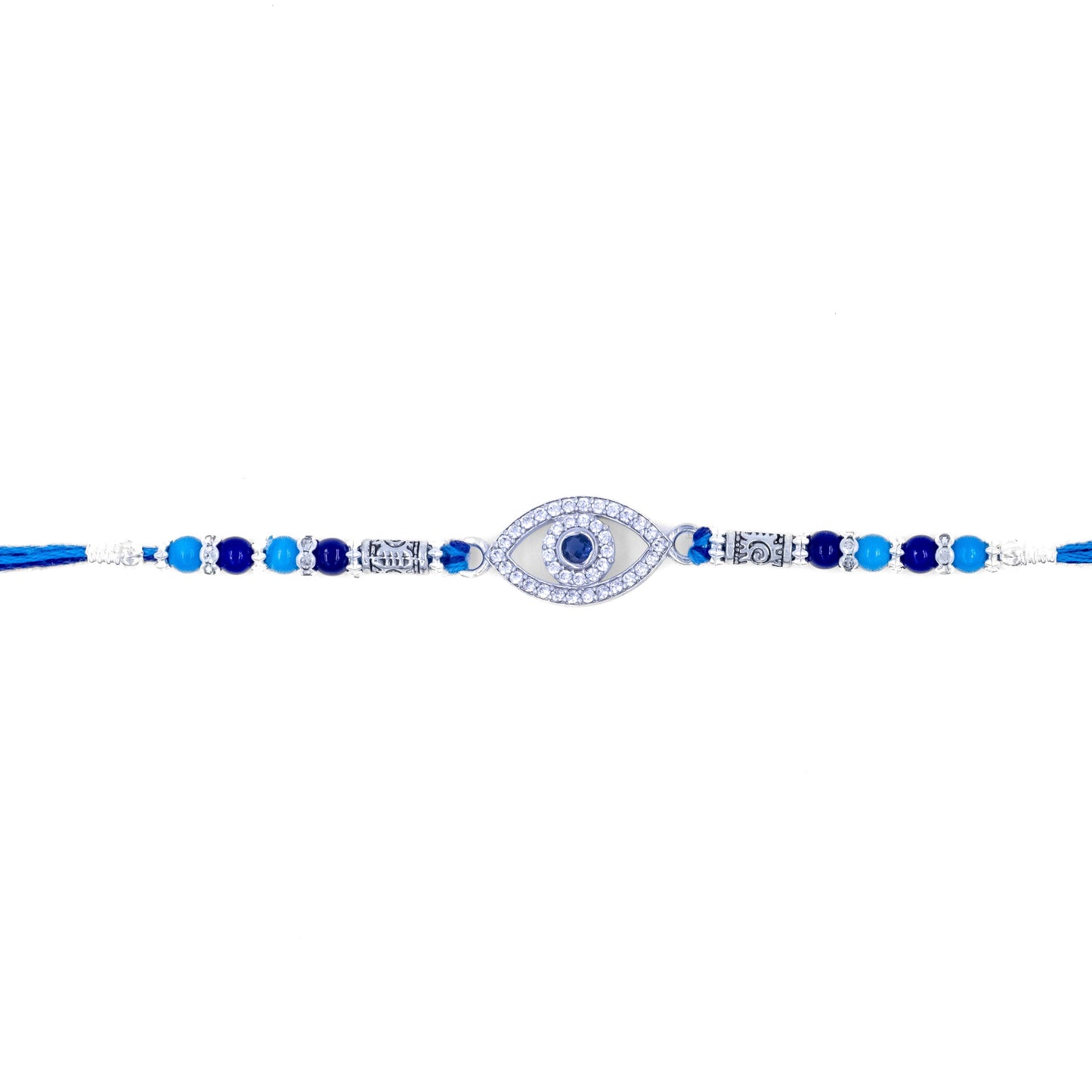 Evil eye Silver Rakhi