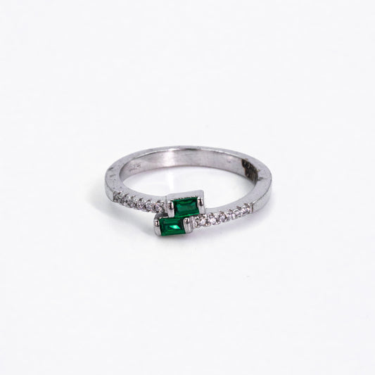 Silver Verdant Radiance Ring