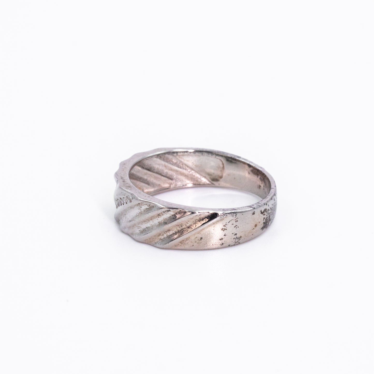 Silver Luminous Band Ring