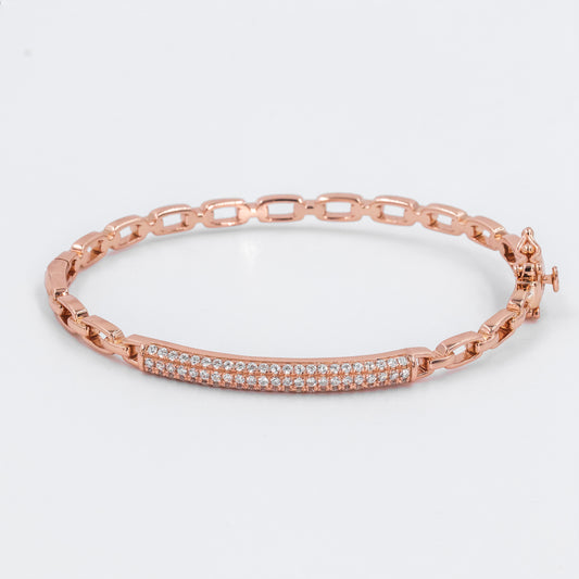 Rose Gold Serenity Cuff/Kada