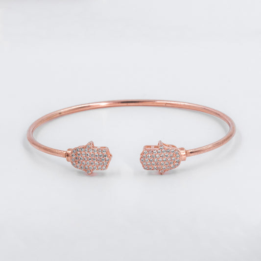 Rose Gold Touch of Grace Cuff/Kada