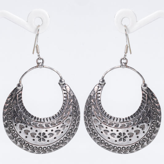 Silver Rustic Elegance Earrings