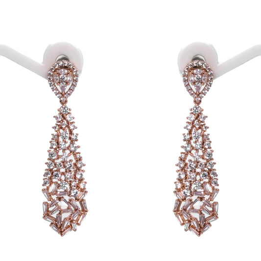 Rose Gold Elegant Drop Earrings