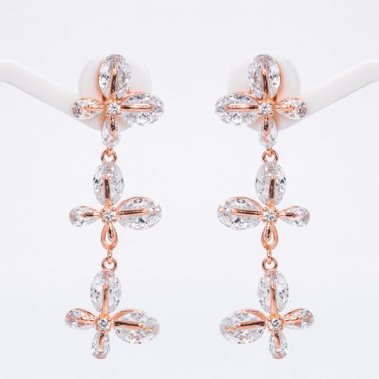 Rose Gold Mystic Butterfly Earrings