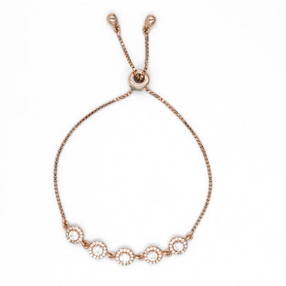 Rose Gold Radiant Charm Bracelet