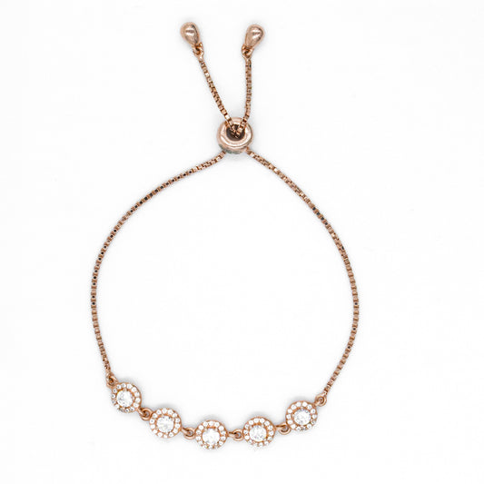 Rose Gold Radiant Charm Bracelet