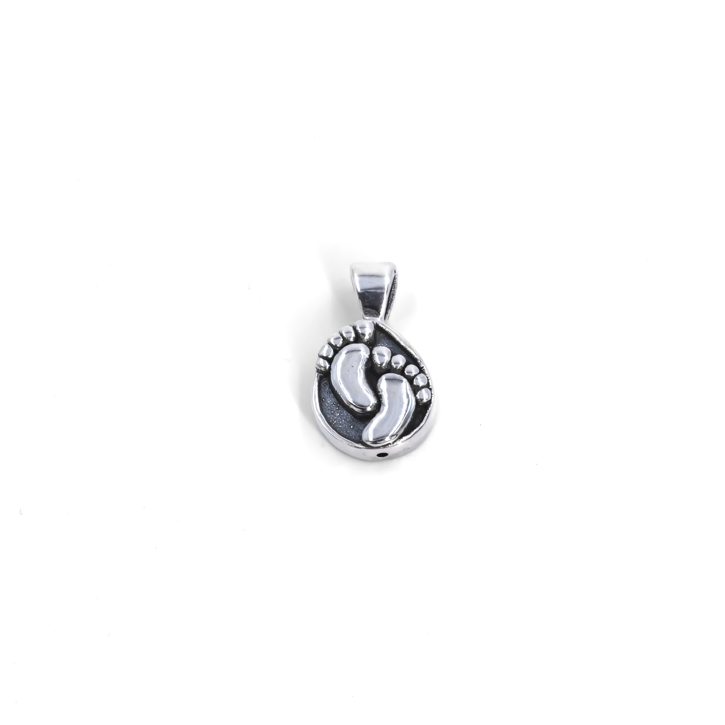 Silver Footprint Pendant