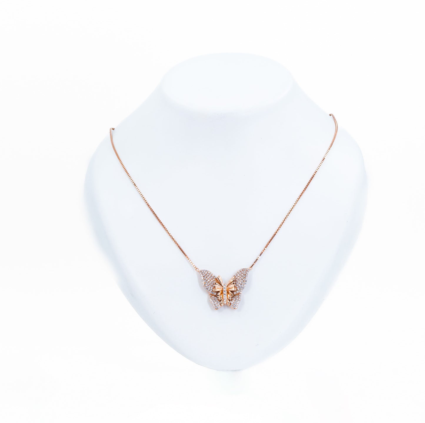 Rosegold Titan Butterfly Chain Pendant