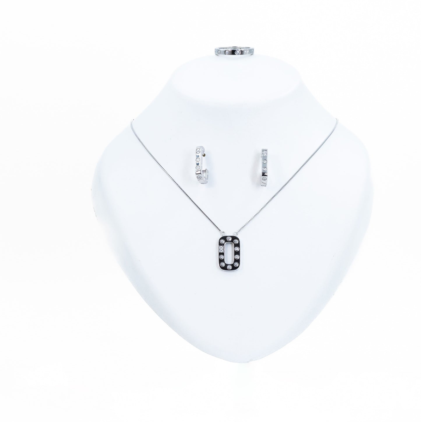 Silver Althera Pendant Ring Set