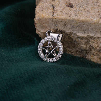 Silver Shooting Starlet Pendant