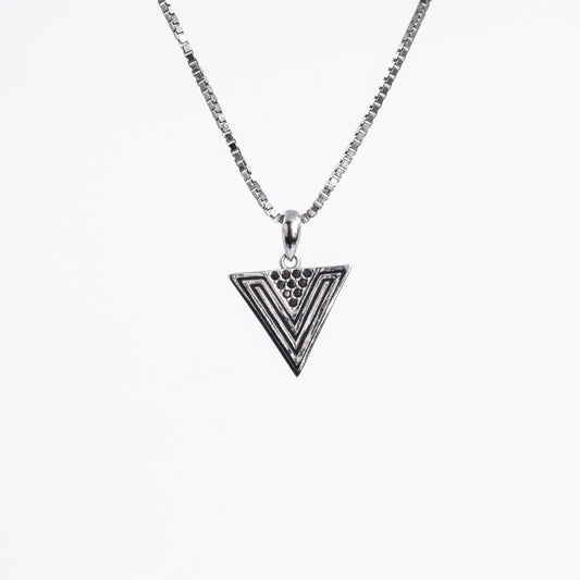 Silver Triangle Essence Pendant