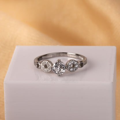 Silver Trio of Radiance Ring