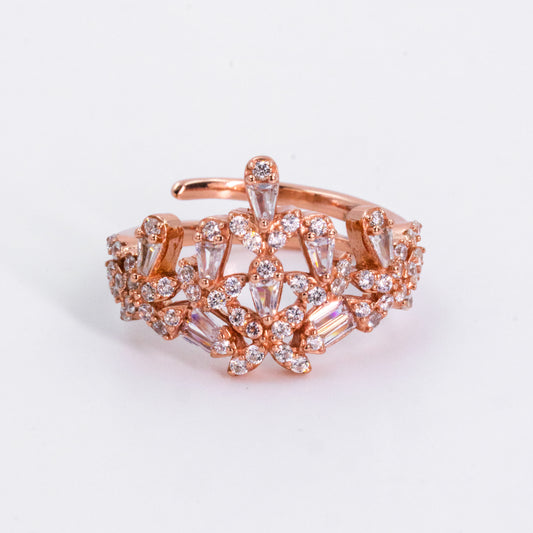 Rose Gold Daisy Delicacy Ring