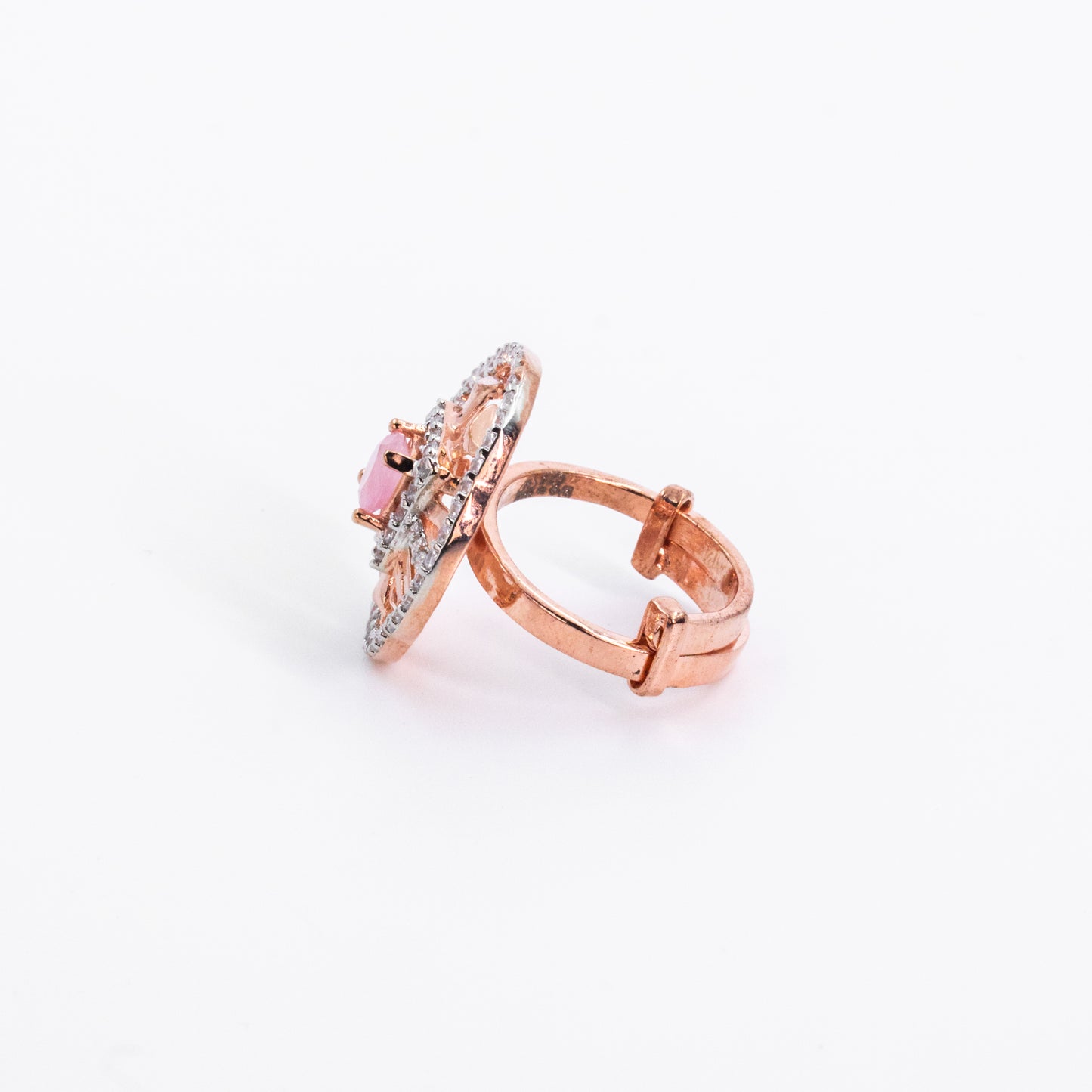 Rose Gold  Soft Rosy Gem Ring